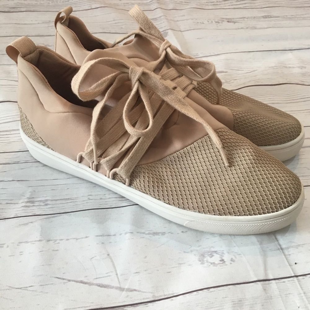STEVE MADDEN Lancer Blush Pink Neoprene Sneakers
